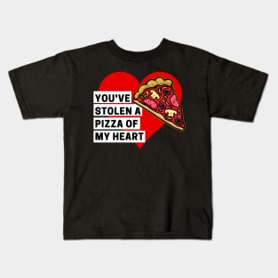 Valentine You've Stolen A Piece of My Heart Kids T-Shirt